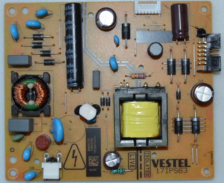 17IPS63/32INC/JVC/2 POWER BOARD 17IPS63 for 32 inc DISPLAY, 29005172,23644792,140921R3A