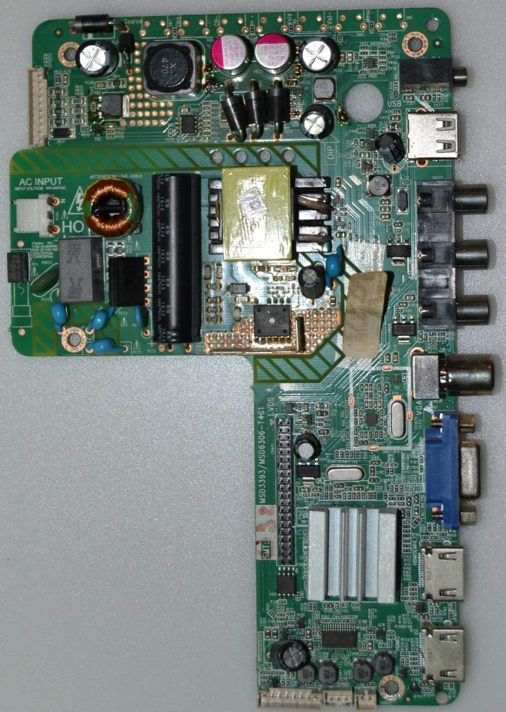 MB/MSD3393/MSD6306/TURBOX MAIN BOARD ,MSD3393/MSD6306-T4C1, for ,TURBOX TXV-3235