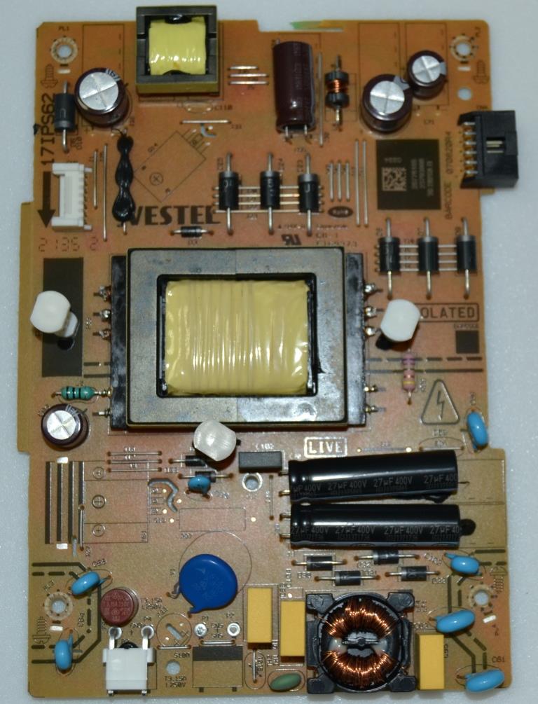 17IPS62/43INC/HOR/1 POWER BOARD, 17IPS62, for 43 inc DISPLAY ,28776185,23793998,070820R4,