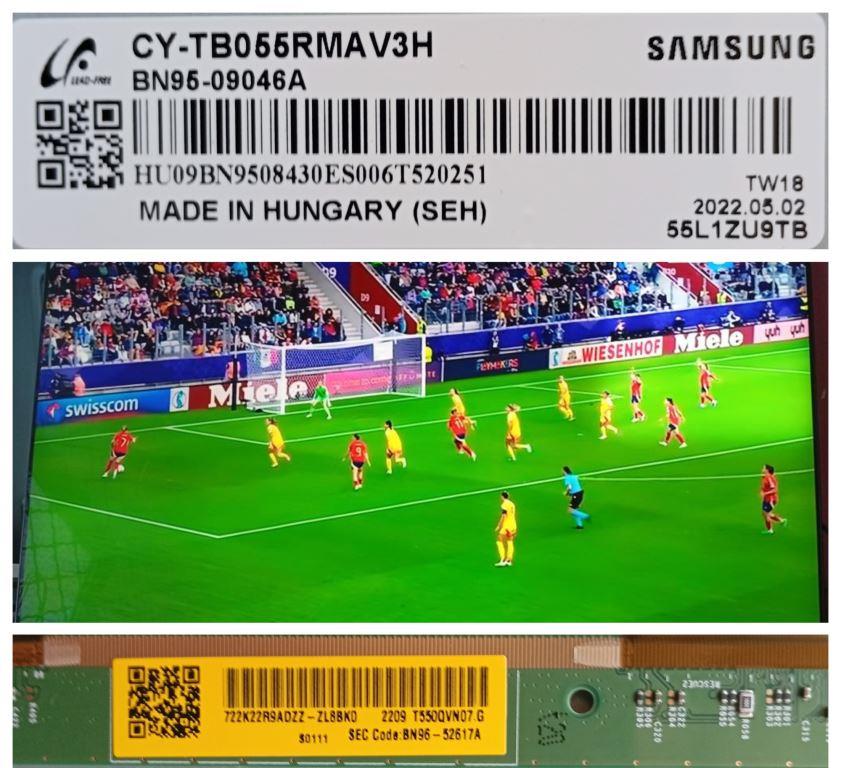 PAN/55INC/SAM/UP LCD панел ,CY-TB055RMAV3H,BN95-08430A