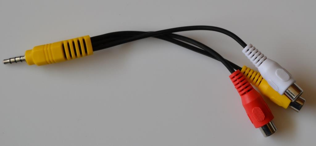 KAB/TESLA/AV Оригинални преходни букси  RCA AV  for TV TESLA