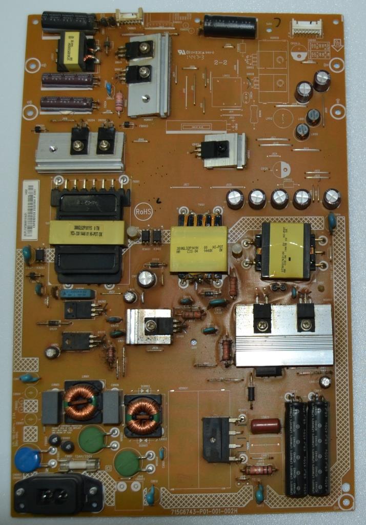 PB/48INC/PH/48PFS6909 POWER BOARD ,715G6743-P01-001-002H,for PHILIPS 48PFS6909/12