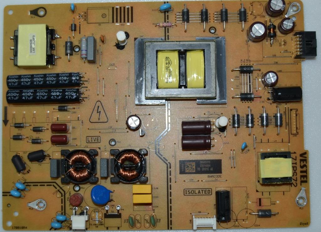 17IPS72/49INC/TOSH POWER BOARD ,17IPS72, for 49 inc DISPLAY ,28525315,23514054,170818R4,