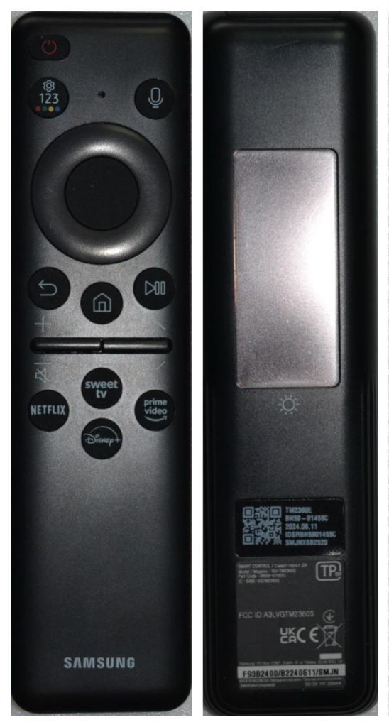RC/SAM/BN59-01455C ORIGINAL  SOLAR SMART REMOTE CONTROL,BN59-01455C,TM2360E ,for SAMSUNG LED TV