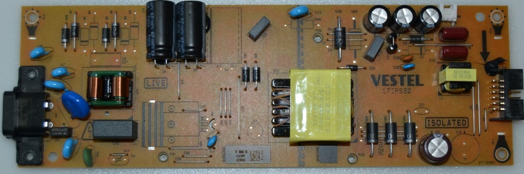 17IPS80/43INC/JVC POWER BOARD, 17IPS80, for 43 inc DISPLAY ,29656226,24007473,271124R3
