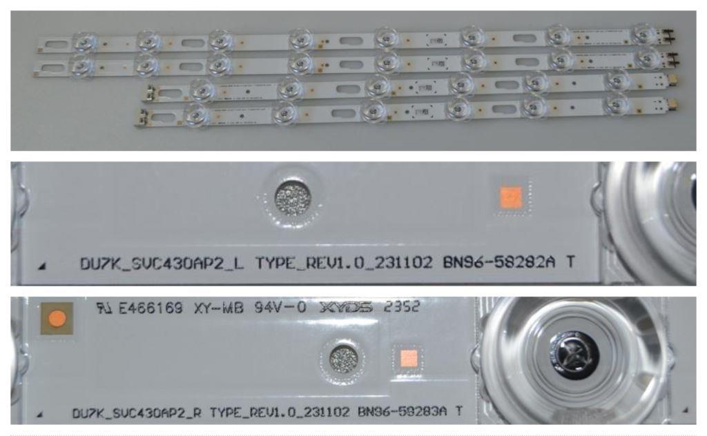 LB/43INC/SAM/43DU7172U LED BACKLAIHT ,DU7_SUC430AP2_L TYPE_REV1.0_231102,DU7_SUC430AP2_LRTYPE_REV1.0_231102,BN96-58282A,BN96-58283A,