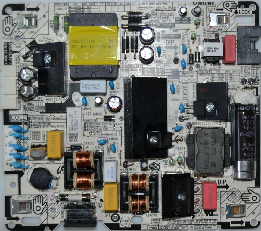 PB/BN44-01338A/SAM/65U8092U POWER BOARD ,BN44-01338A,L65S7A_FVD,