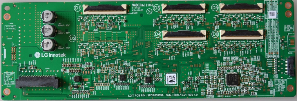 LD/65INC/LG/65QNED93A6A LED DRIVER ,3PCR03583A,EPLH50CF1A,