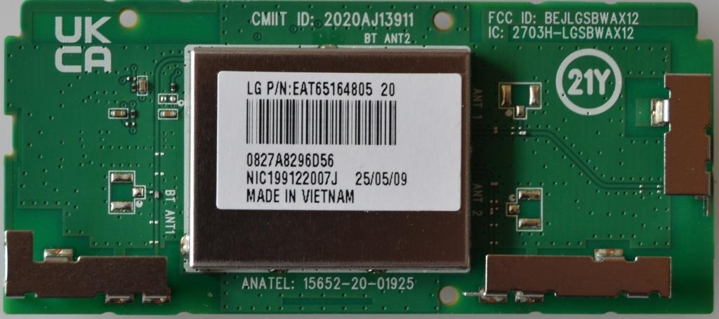 WI-FI/LG/LGSBWAX12 WI-FI MODULE ,EAT65164805,LGSBWAX12