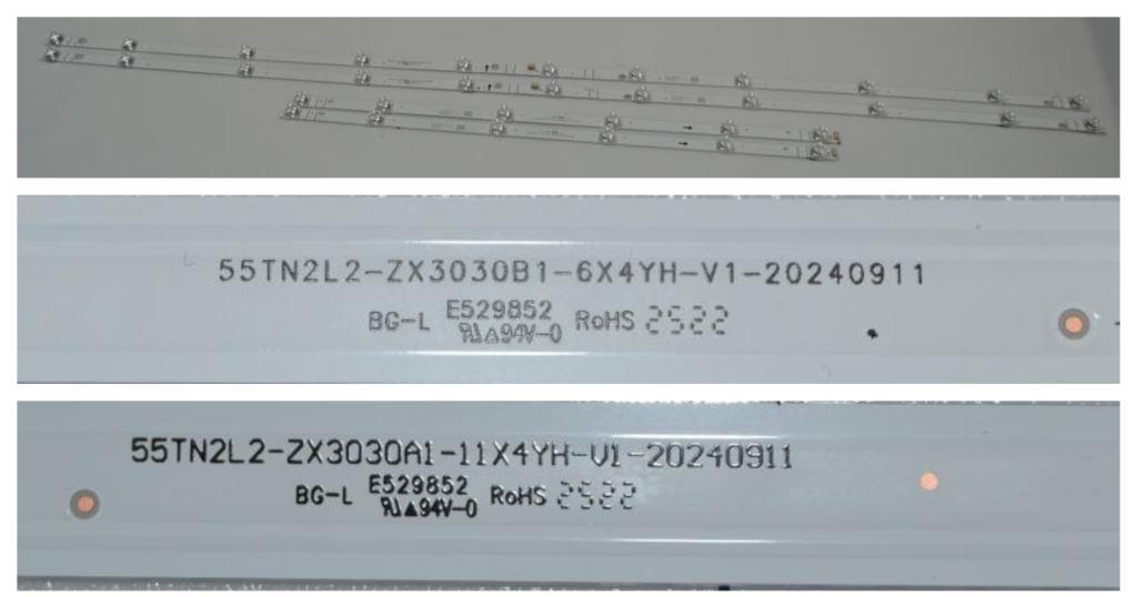 LB/55INC/TCL/1 LED BACKLAIHT,55TN2L2-ZX3030A1-AAX4YH-V1-20240911,55TN2L2-ZX3030B1-AAX4YH-V1-20240911,