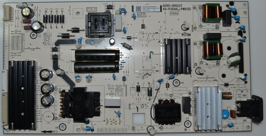 PB/TCL/55C6K POWER BOARD, G0101-000237,40-P30AAL-PWD1ZG,G0504-000438-Z00, for TCL55C6K