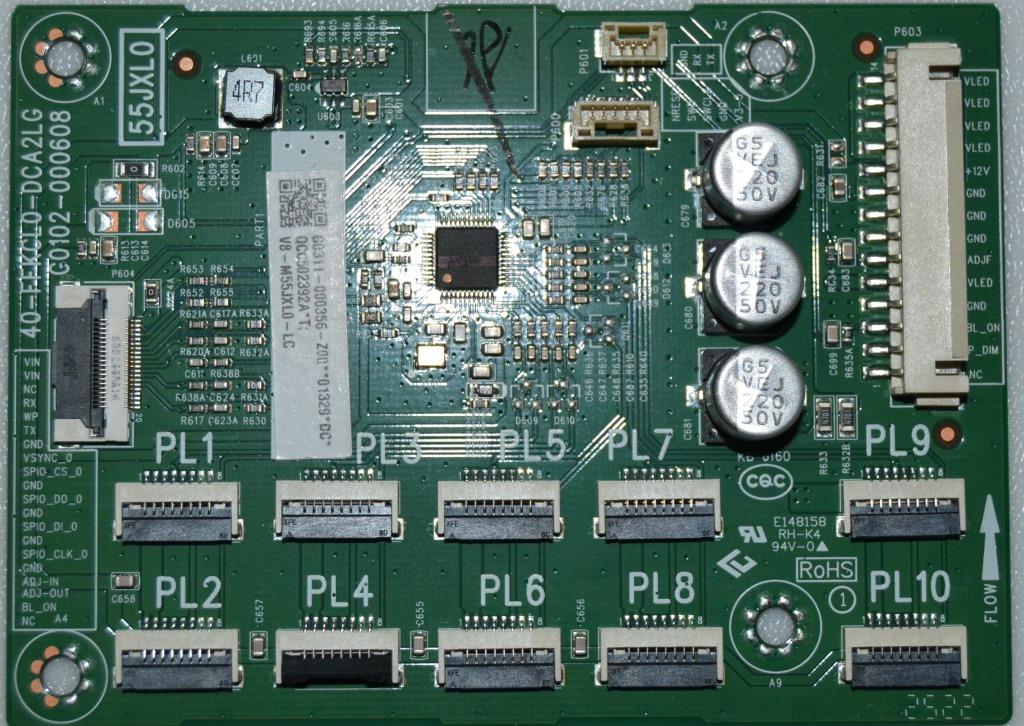 LD/55INC/TCL LED DRIVER ,40-FFKCL0-DCA2LG,G0102-000608,G0311-000356-Z00**01329*DC*,