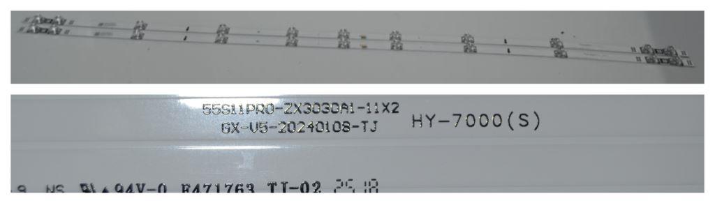 LB/55INC/TCL/3 LED BACKLAIHT,55S11PRO-ZX3030A1-AAX2,GX-V5-20240108-TJ,HY-7000(S),