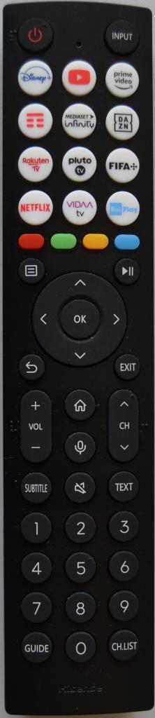 RC/HISENSE/11 ORIGINAL REMOTE CONTROL ,HISENSE,ERF2N336H,ZDA2240309,Voice control,