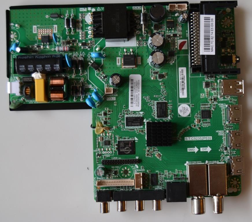 MB/S.T.CS2352P639/NEO/43INC MAIN BOARD ,S.T.CS2352P639, for NEO LED-43SJ24SM