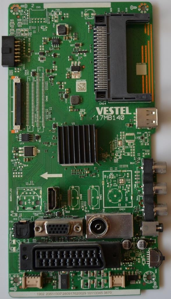 17MB140/32INC/TFK/3 MAIN BOARD, 17MB140, for 32 inc DISPLAY, 1902,23511337,280917620029,10113345,3870,090517_R3
