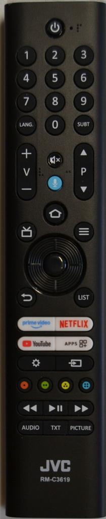 RC/JVC/RM-C3619  ORIGINAL REMOTE CONTROL, Voice control ,RM-C3619,RC45196,30123924,