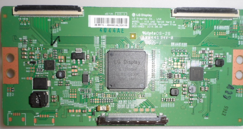 TCON/6870C0535B/SHARP/49CUF8462 TCon BOARD 6870C-0535B V15 UHD  TM120 Ver0.9