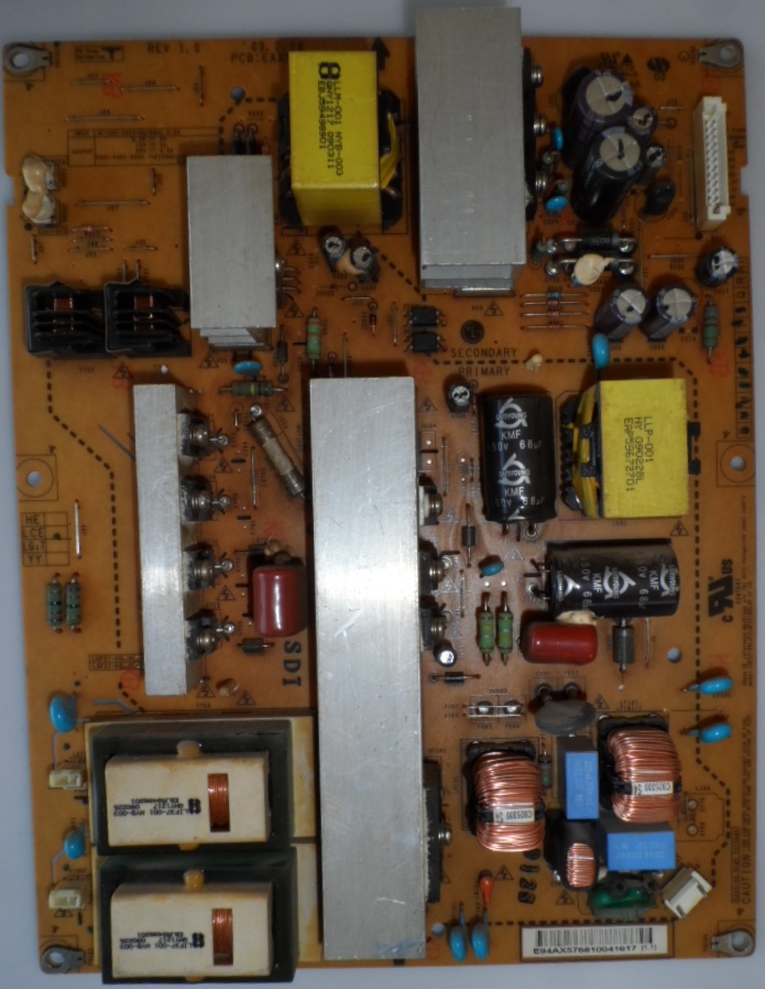 PB/LGP37-09LJF/LG/37LF2510 POWER BOARD LGP37-09LJF EAX55357704/2 REV1.0 LG 37LF2510