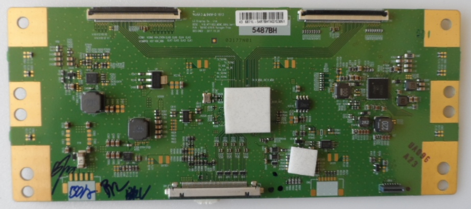 TCON/6870C0761/SONY/43XF7596 TCon BOARD, 6870C-0761A,V18_NT71953_MEMC_60Hz_Ver 1.0, SONY KD-43XF7596,KD-49XF7596,