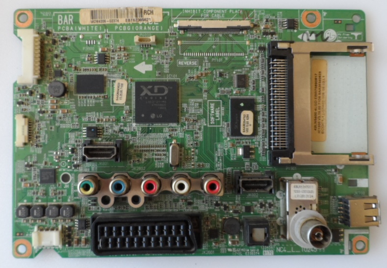 MB/LG/42LN5400 MAIN BOARD  ,EAX64891403(1.0),EBT62385621, for, LG 42LN5400,