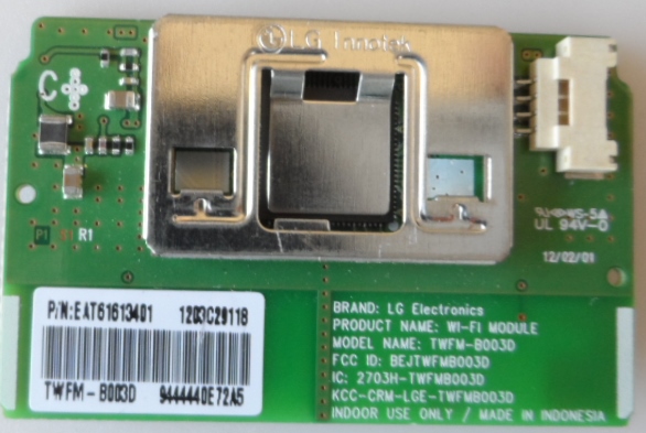 WI-FI/LG/TWFM-B003D WI-FI MODULE  ,TWFM-B003D ,EAT61613401,