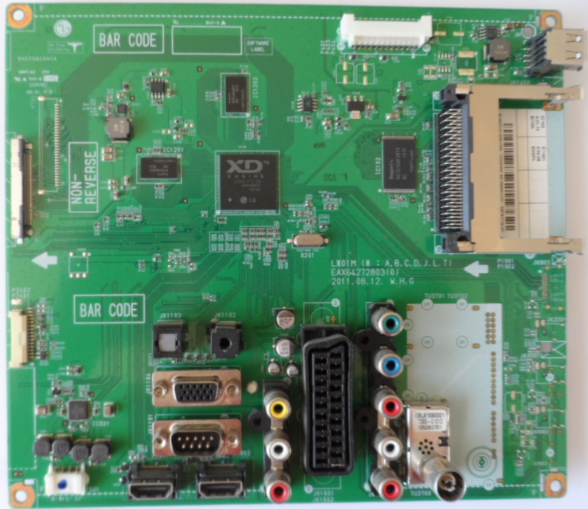 MB/LG/42LV3400 MAIN BOARD  ,EAX64272803(0),EBT61718147, for, LG 42LV3400,