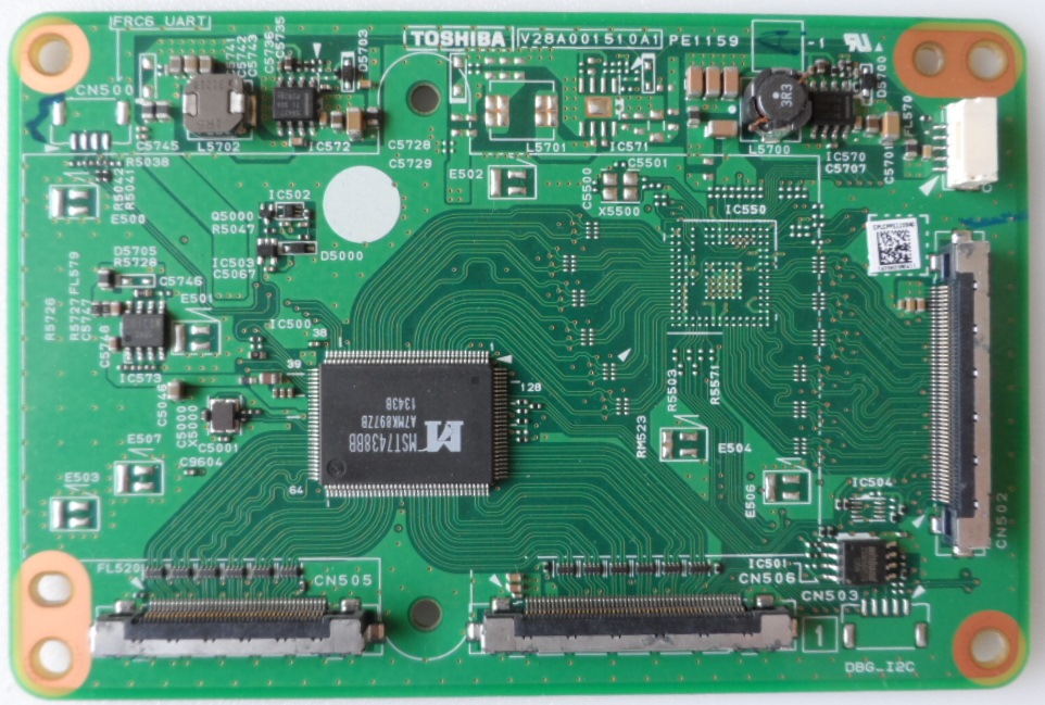 FRC/TOSH/55L7463D FRC BOARD ,V28A001510A1,PE1159,FRC6 UART, for TOSHIBA 55L7463D,55L7453D