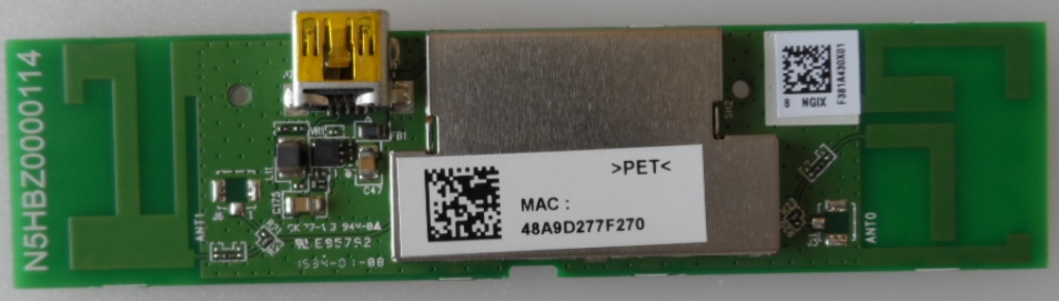 WI-FI/PAN/40DSN638 WI-FI MODULE ,DNUA-P75B,N5HBZ000114, for ,PANASONIC TX-40DSN638,