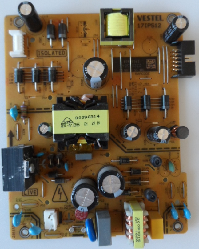 17IPS12/43INC/JVC POWER BOARD ,17IPS12, for 43 inc DISPLAY ,23281584,27680468,231115R3,