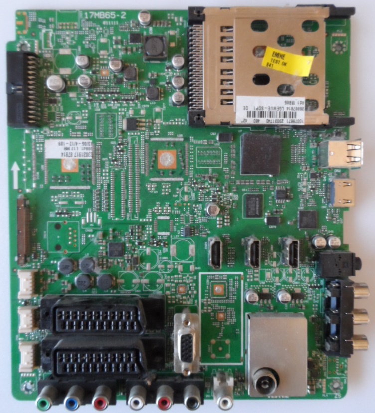 17MB65-2/VES/TFK MAIN BOARD, 17MB65-2 ,011111 for 42 inc DISPLAI ,10078671,23031740,26887814,