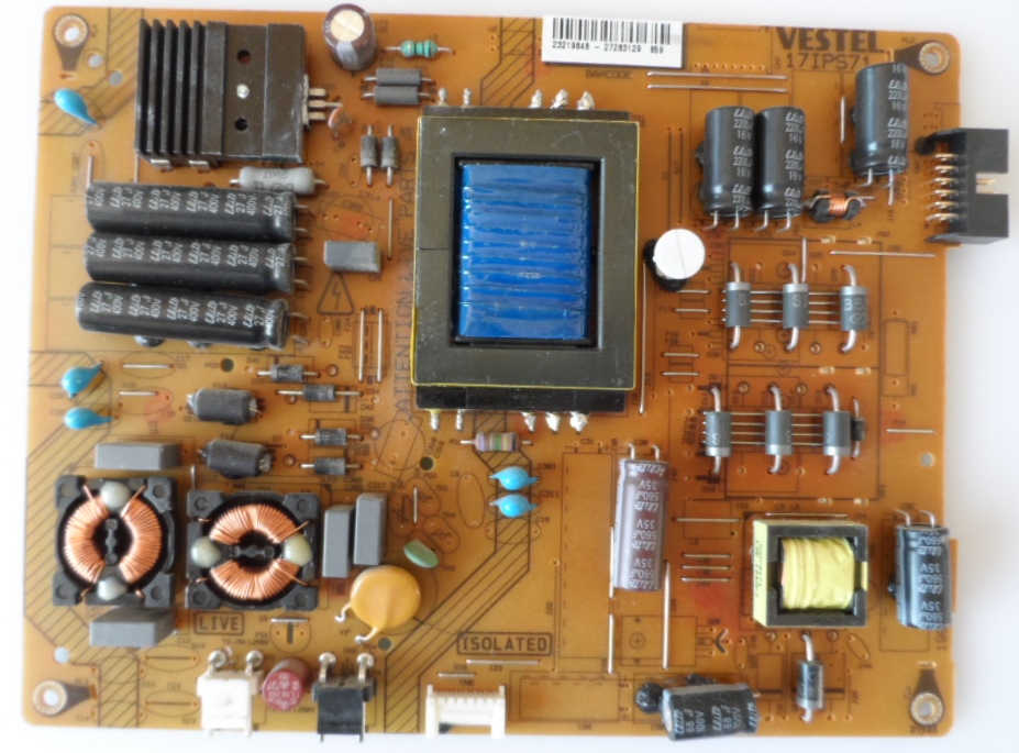 17IPS71/32INC/VES/PAN/1 POWER BOARD ,17IPS71, for 32inc DISPLAY ,190814R4,23219848,27283129,