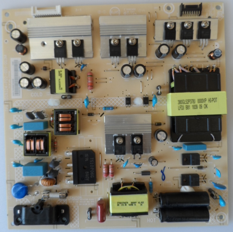 PB/43INC/PH/43PUS7363 POWER BOARD ,715G9324-P02-001-003M, for, PHILIPS 43PUS7363/12,