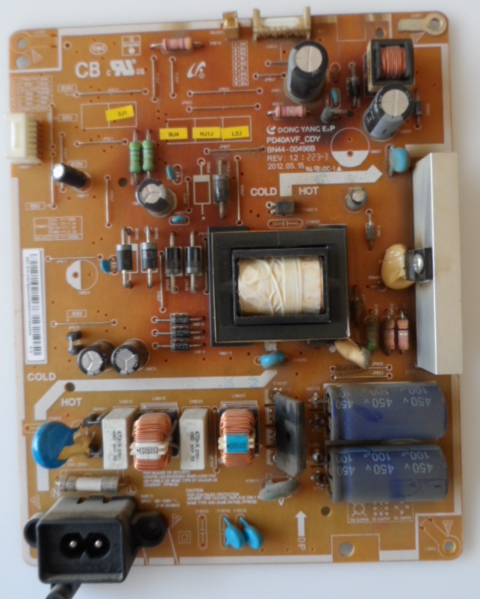 PB/BN44-00496B/SAM/39EH5003 POWER BOARD ,BN44-00496B,PD40AVF_CDY,  for SAMSUNG UE39EH5003W