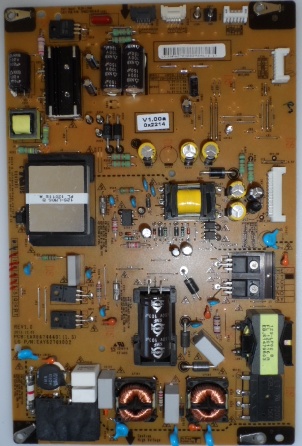 PB/LG/55LM670S POWER BOARD ,EAX6474401(1.3),EAY62709002,PLDK-L104B, LG 55LM670S,