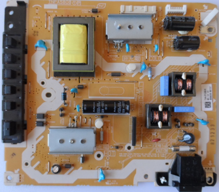 PB/32INC/PAN/L32BL6E POWER BOARD ,TNPA5808, 1 P,TXN/P1GBVE,for ,PANASONIC TX-L32BL6E,