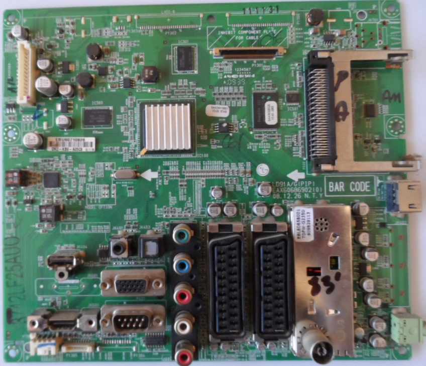 MB/LG/42LF2500 MAIN BOARD   ,EBU60710826, EAX60686902(0) ,  for LG 42LF2500