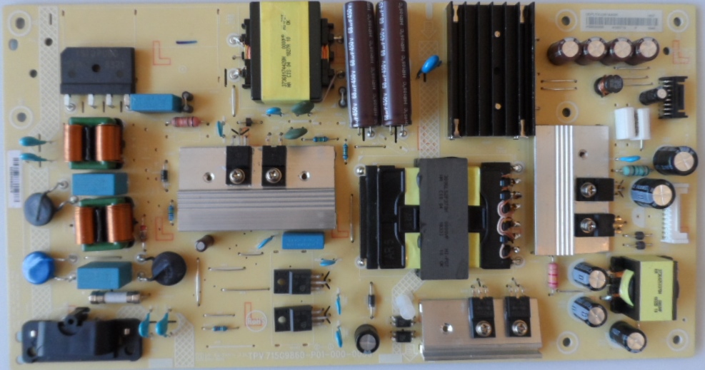 PB/58INC/PH/58PUS6203 POWER BOARD, 715G9860-P01-000-003S, for PHILIPS 58PUS6203/12