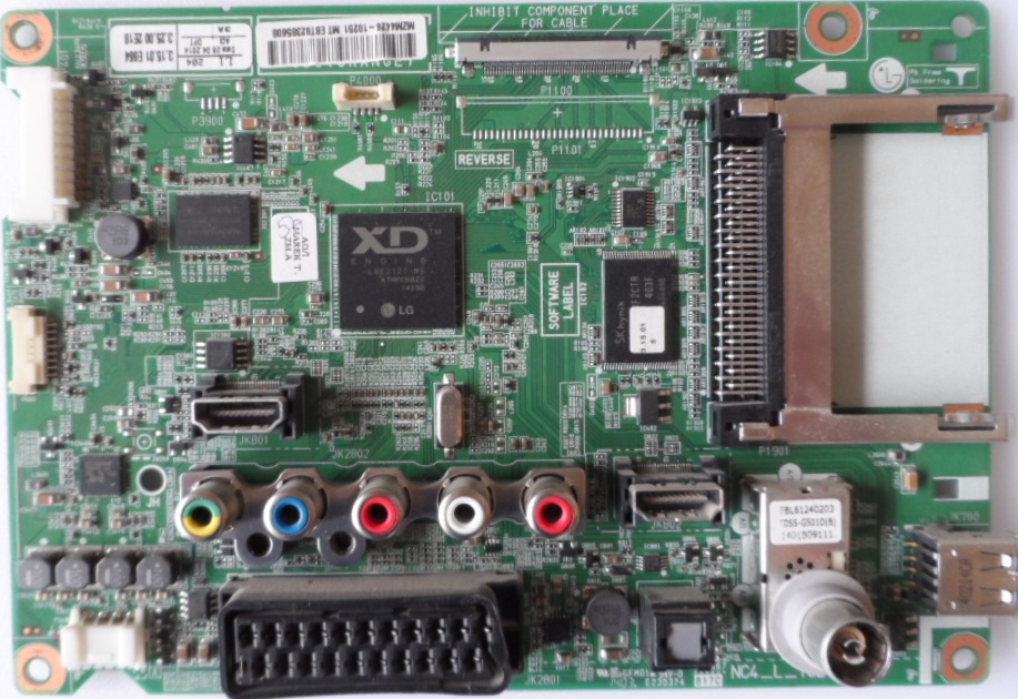 MB/LG/32LN5400 MAIN BOARD  ,EAX64891403(1.0),EBT62385608, for, LG 32LN5400,