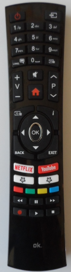 RC/4390/VES/OK  REMOTE CONTROL, RC4390, for ,VESTEL ,LED, TV,