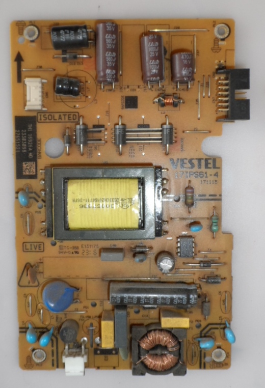 17IPS61-4/24INC/VES POWER BOARD ,17IPS61-4,for 24 inc DISPLAY ,171115,23303098 ,27651521,