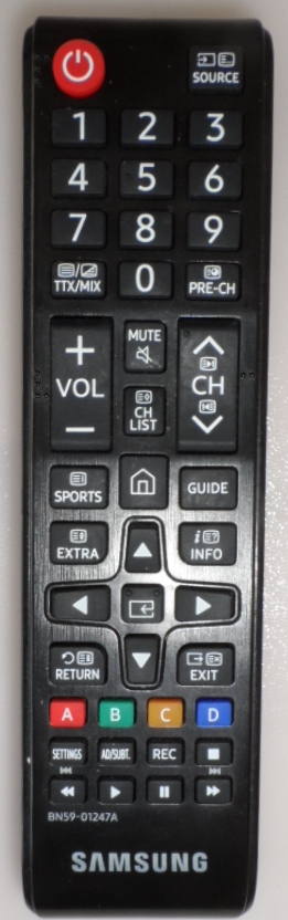 RC/SAM/BN59-01247A ORIGINAL REMOTE CONTROL, BN59-01247A, for SAMSUNG