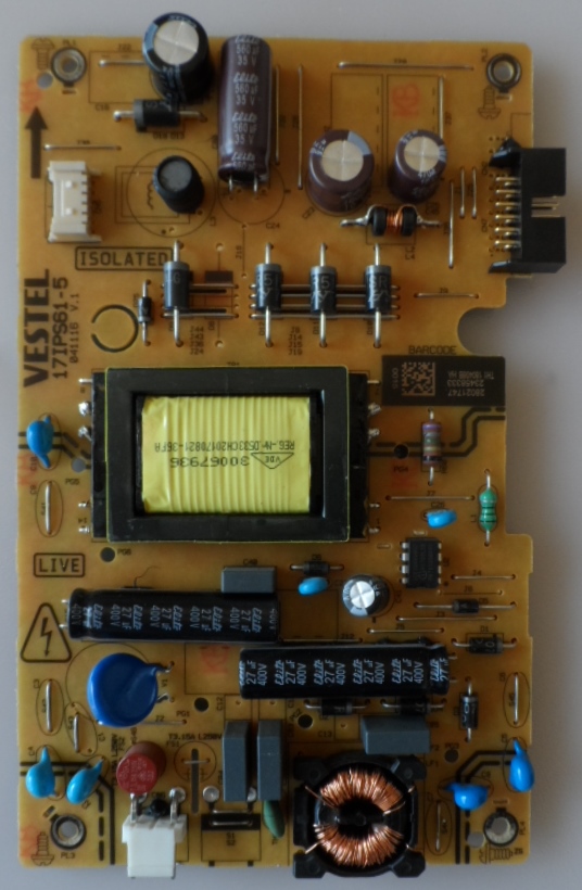 17IPS61-5/24INC/VES/CROWN POWER BOARD ,17IPS61-5,041116, V.1,