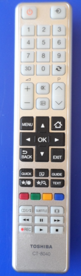 RC/CT8040/TOSH   ORIGINAL REMOTE CONTROL ,CT-8040, for ,TOSHIBA,