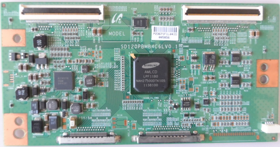 TCON/SD120PBMB/SAM TCON BOARD,SD120PBMB4C6LV0.1,