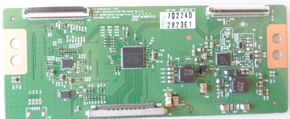 TCON/6870C0401B/LG TCon BOARD , MODEL: 32/37/42/47/55 FHD TM120 Ver0.2 ,6870C-0401B,