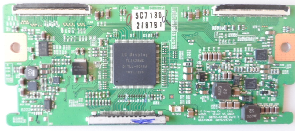 TCON/6870C0318B/LG TCon BOARD ,MODEL,32/47 V5 60HZ,6870C-0318B ,VER0.7,