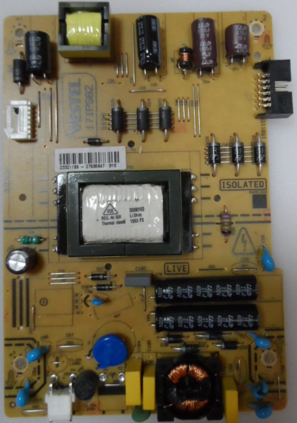 17IPS62/32INC/TFK/6 POWER BOARD ,17IPS62, for 32 inc DISPLAY, 2331189,27585847,150115R2,,