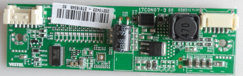 LD/24INC/VES/TFK LED DRIVER ,17C0N07-3,030211,23210403,27615045,