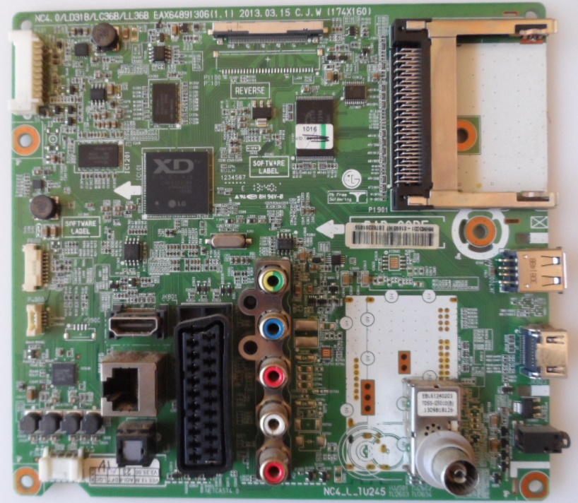 MB/LG/42LA6130 MAIN BOARD  ,EAX64891306(1.1),EBT62391016, for, LG 42LA6130,